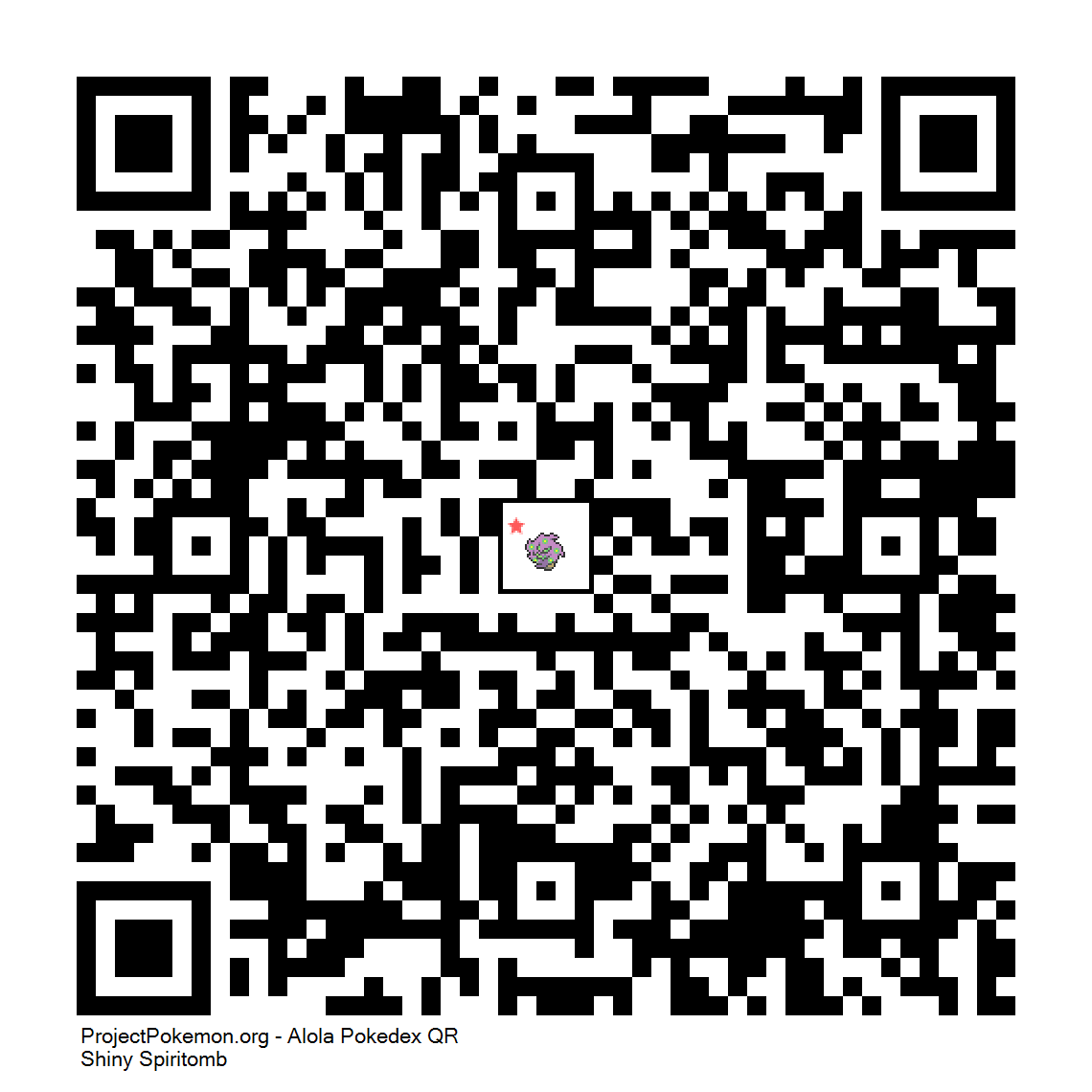 Cdigo QR de Spiritomb variocolor
